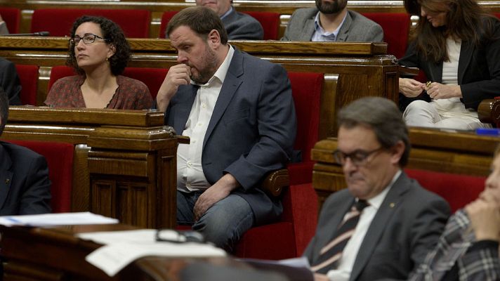 Telediario 1 - Junqueras presentará ne conferencia su propuesta