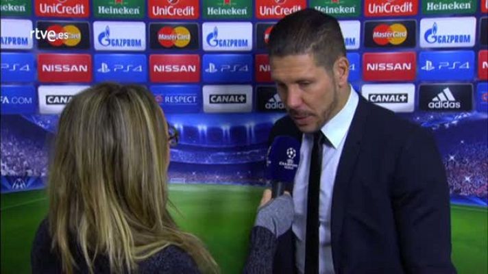 Champions League - Simeone: "Se jugó un partido con un nivel muy alto"