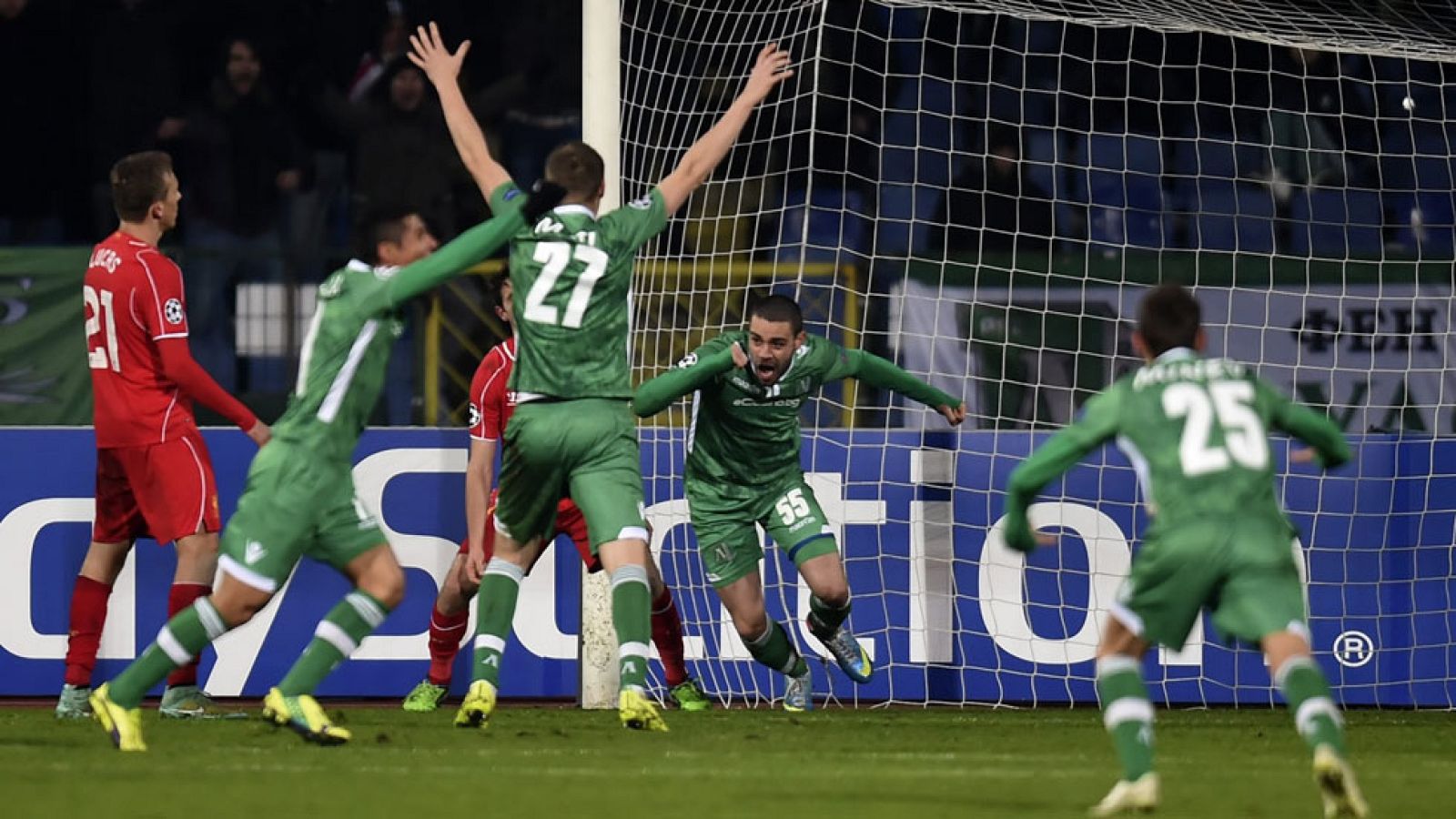 Ludogorets 2 - Liverpool 2