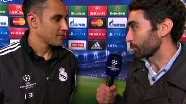 Champions League - Keylor Navas: "Uno siempre quiere jugar"
