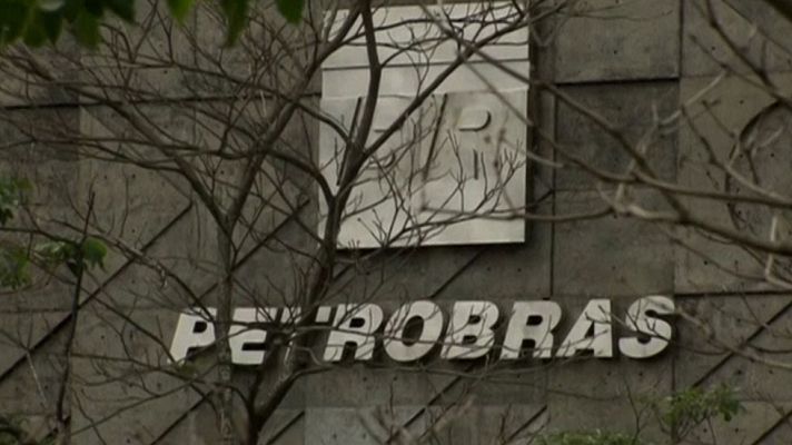 Telediario 1 - Corrupción en Petrobrás