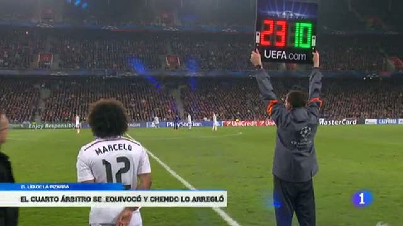 Chendo al rescate del cuarto árbitro