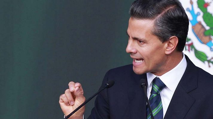 Telediario 1 - Peña Nieto quiere una reforma constitucional contra el narco