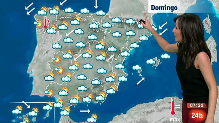 El tiempo - Lluvias fuertes en Cataluña, sur de Aragón y Baleares