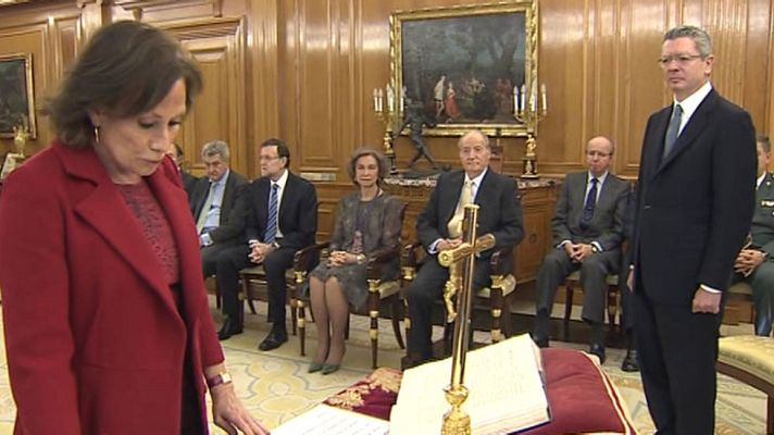 Telediario 1 - Mercé Pigem ha renunciado como vocal