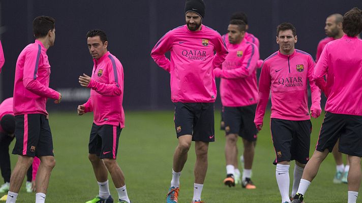 Telediario 1 - Barça y Valencia afilan sus armas