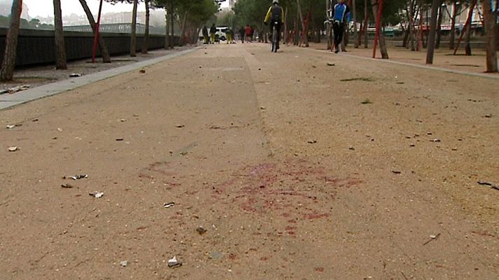 Telediario 1 - Cómo fue la batalla campal de Madrid Río