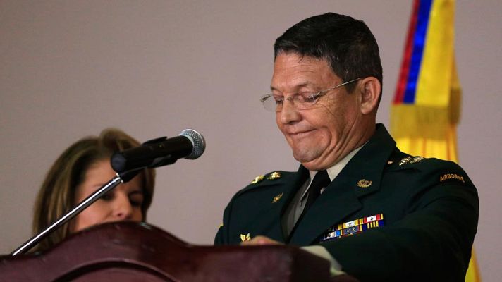 Telediario 1 - Militar liberado por las FARC deja el Ejército