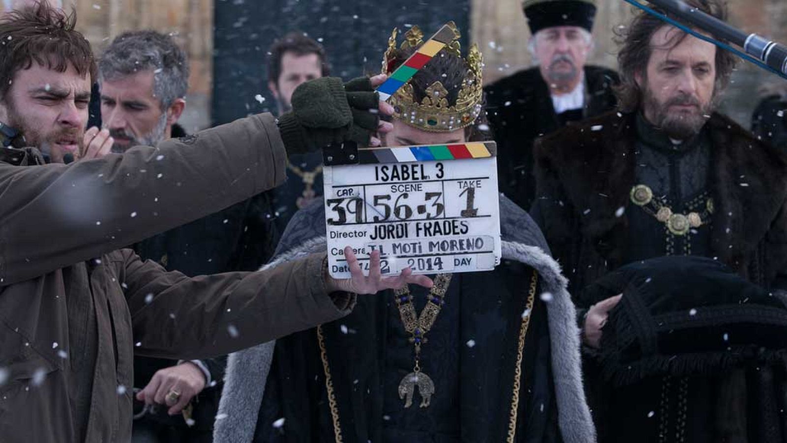 Así se rodó la serie Isabel