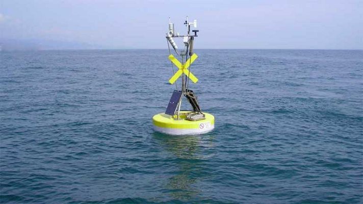 Telediario 1 - Las boyas de profundidad dan información en tiempo real