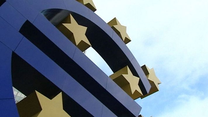 Telediario 1 - El BCE rebaja la previsión de crecimiento y mantiene tipos