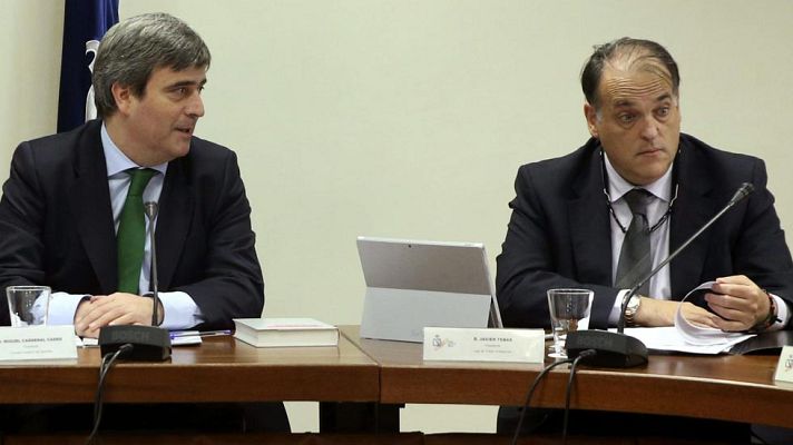 Telediario 1 - Descenso de categoría como medida contra la violencia