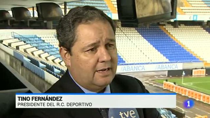 Telediario 1 - El presidente del Dépor, sobre los ultras: "No van a tener nunca más acceso a Riazor"