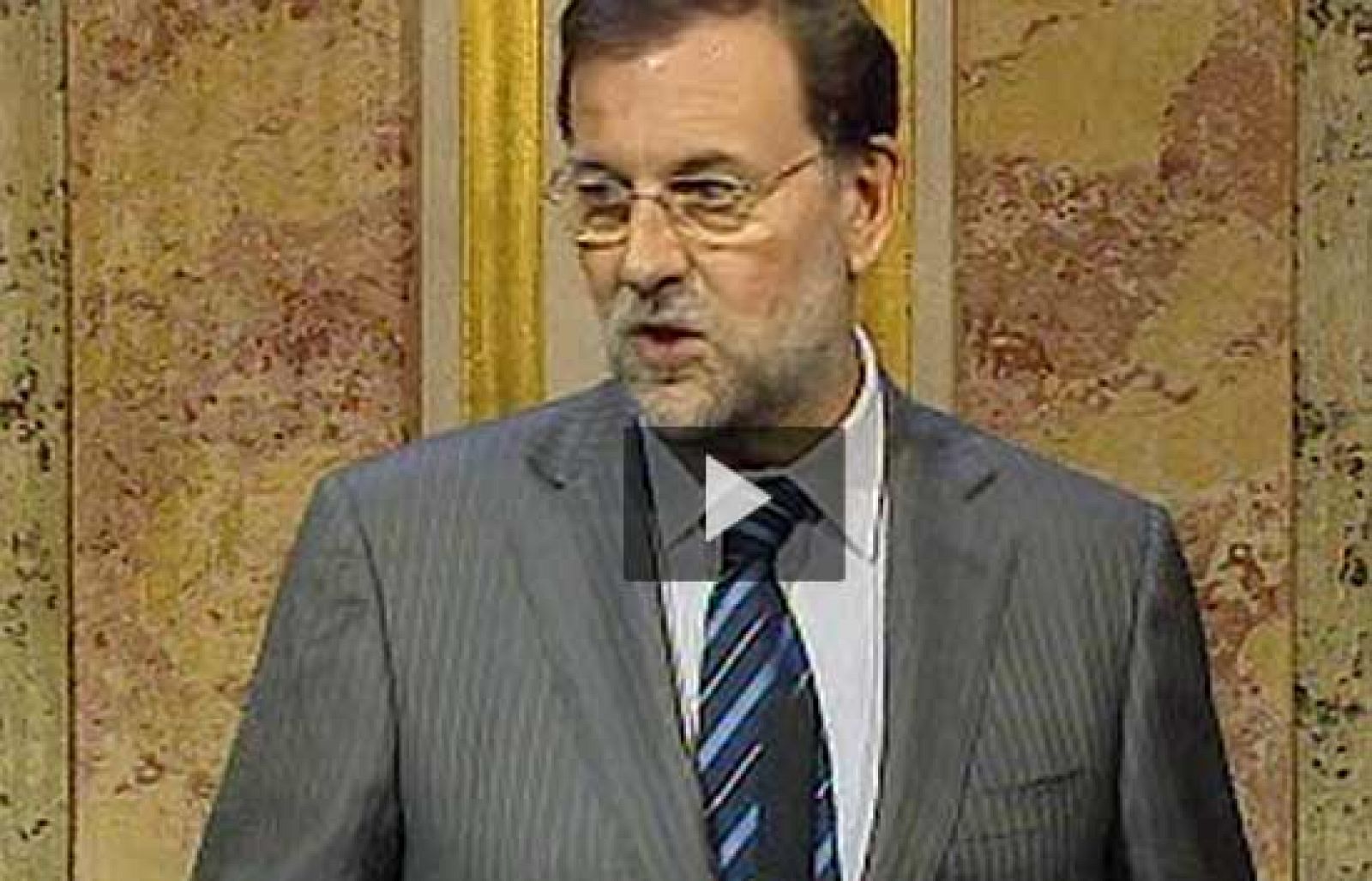 Rajoy se defiende de las acusaciones | Ver