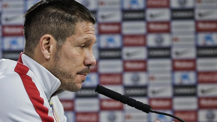 Telediario 1 - Simeone: "Yo miro al Valencia y al Sevilla"