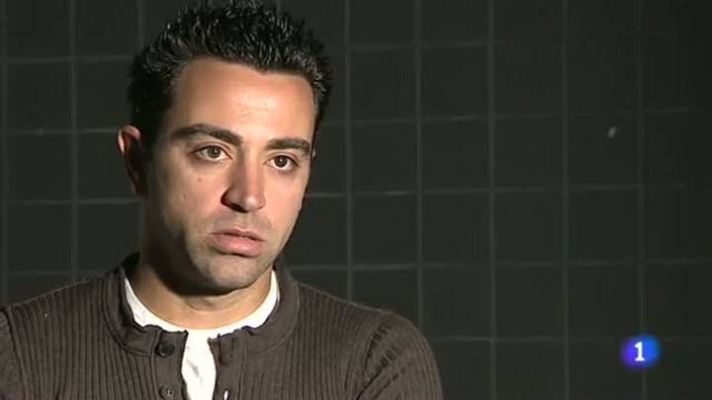 Telediario 1 - Xavi: "El Balón de Oro será para Cristiano o Messi"