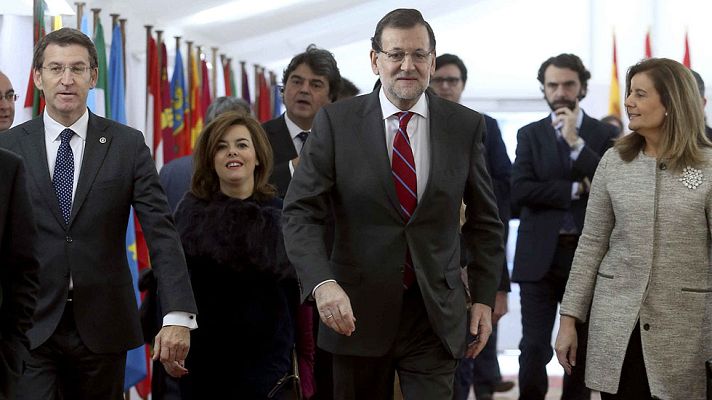 Telediario 1 - Rajoy dice que no se cierra a la reforma de la constitución