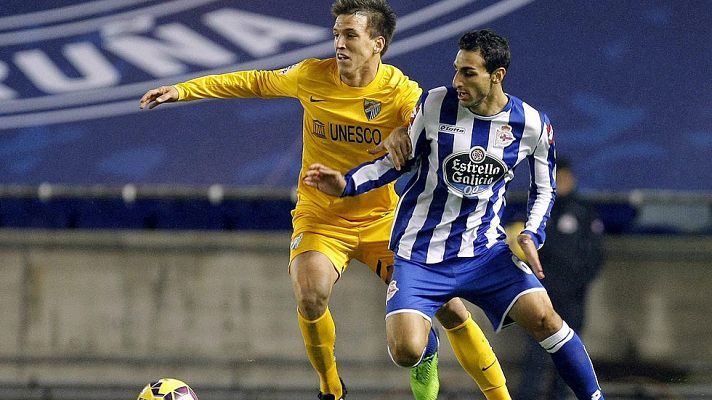 Fútbol - Deportivo 0 - Málaga 1