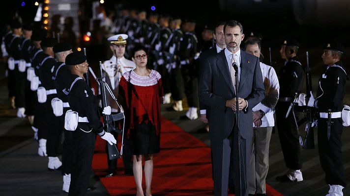 Informativo 24h - Rajoy y el rey llegan a Veracruz para participar en la Cumbre Iberoamericana