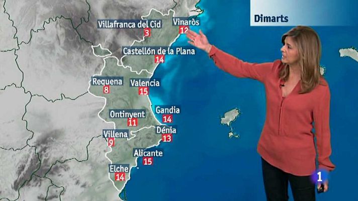 L'informatiu - Comunitat Valenciana - El tiempo en la Comunidad Valenciana - 09/12/14