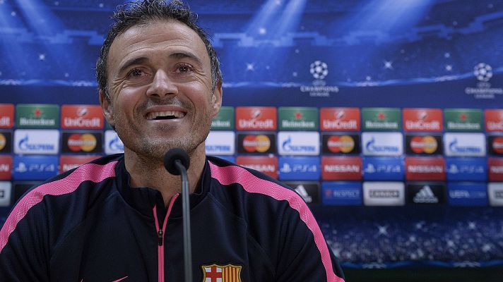Telediario 1 - Luis Enrique: "Le tenemos ganas al PSG"