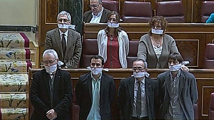 Telediario 1 - El Congreso envía al Senado la ley de seguridad ciudadana