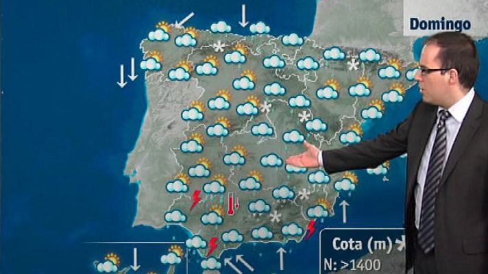 El tiempo - Aemet prevé lluvia en casi toda la Península