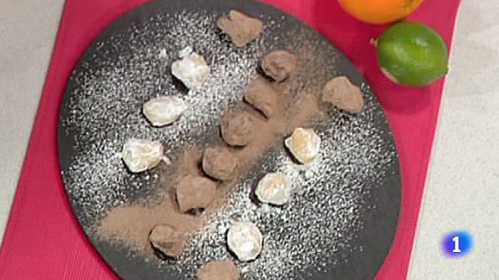 Cocina con Sergio - Trufas de bocado con chocolate blanco