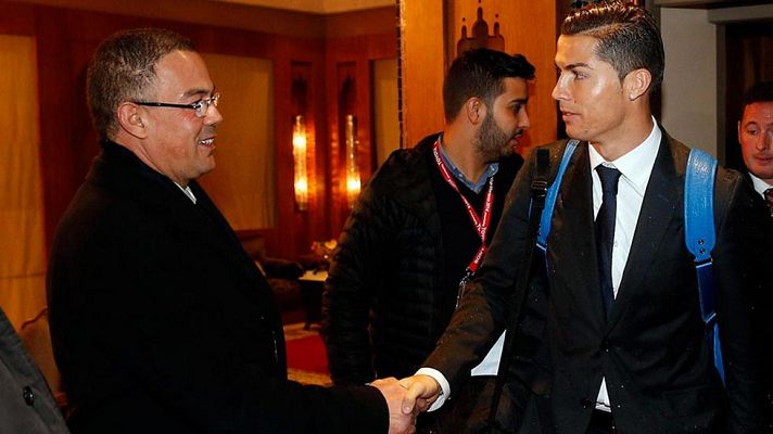 Telediario 1 - El Madrid ya está en Marruecos para jugar el Mundialito