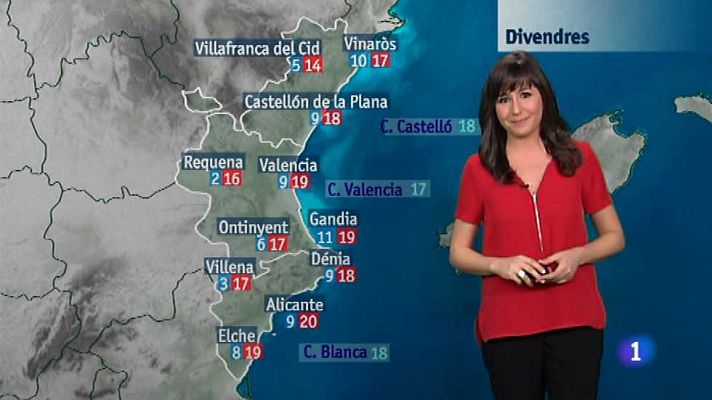L'informatiu - Comunitat Valenciana - El tiempo en la Comunidad Valenciana - 18/12/14