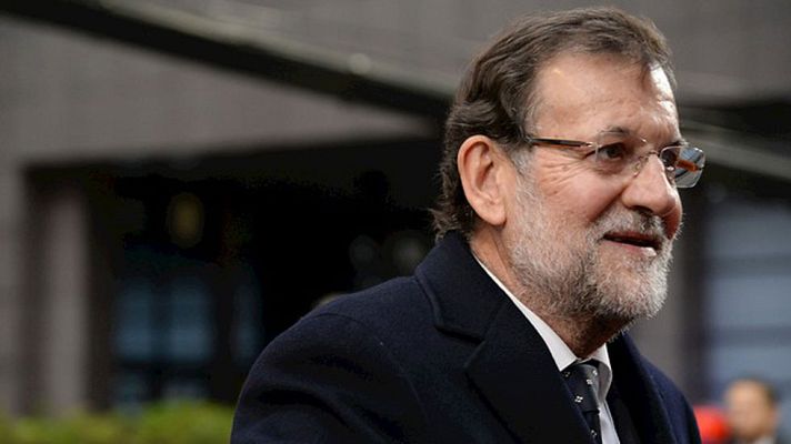 Telediario 1 - Rajoy en Bruselas