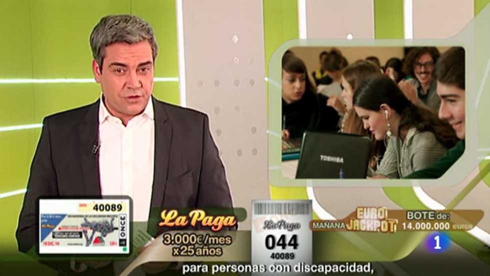 Sorteo ONCE - 18/12/14 - Ver ahora