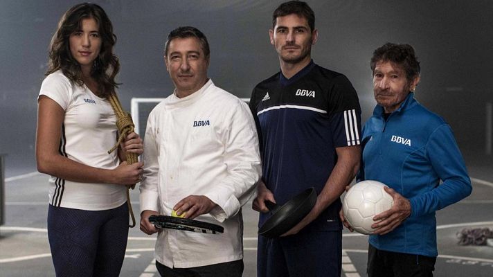 Telediario 1 - Casillas, Soria, Roca y Muguruza lanzan la campaña solidaria "Lo que mejor se nos da"