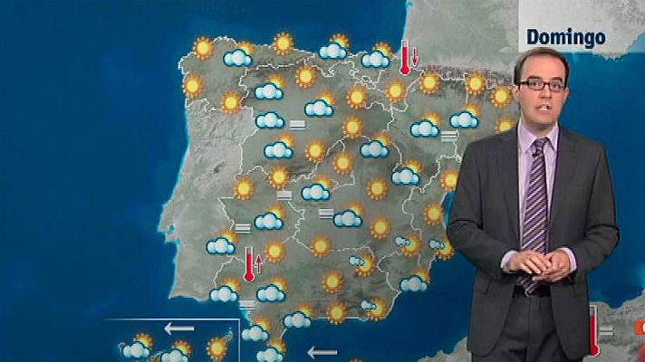 El tiempo - Viento fuerte en el Estrecho, nordeste de Gerona y Menorca