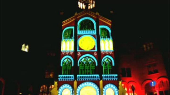 L'Informatiu - La il·luminació de Nadal al recinte modernista de Sant Pau