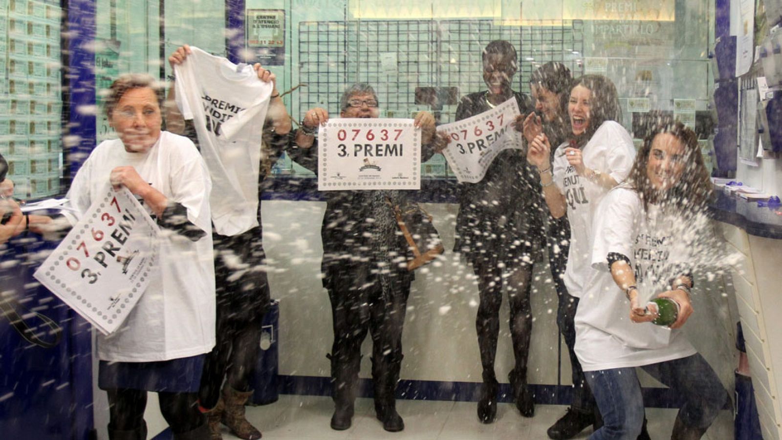 Lotería de Navidad: El tercer premio, el 7.637, cae íntegramente en L'Hospitalet