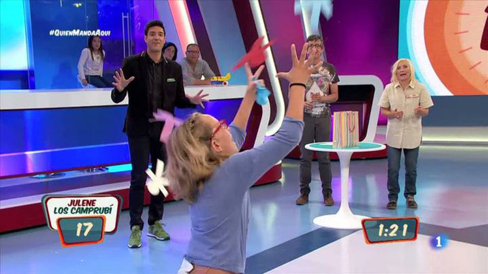 ¿Quién manda aquí? - Pruebas - Chaparrón de monigotes