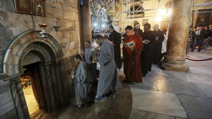 Telediario 1 - La inestabilidad reduce el número de turistas de Belén