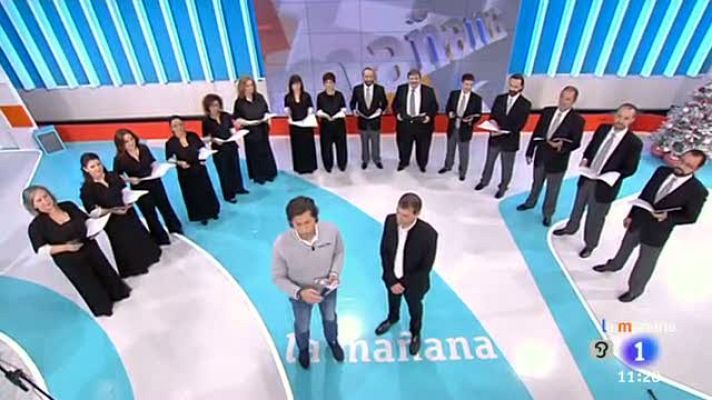 La mañana - Actuación del Coro RTVE