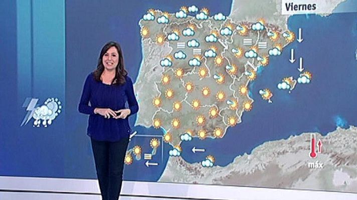 El tiempo - Un viernes más cálido dará paso a un fin de semana inestable