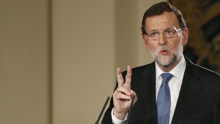 Telediario 1 - Para Rajoy el 2014 "marca un antes y un después"