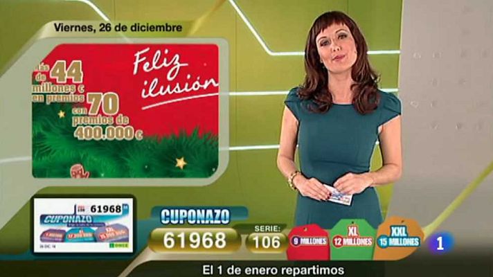 Sorteos ONCE - Sorteo ONCE - 26/12/14