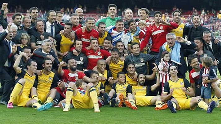 Telediario 1 - El Atlético de Madrid cierra un 2014 memorable