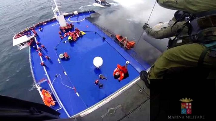 Informativo 24h - Sigue el rescate en el ferry siniestrado de Grecia a Italia