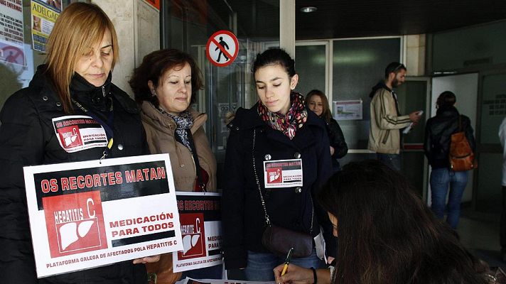 Telediario 1 - Sanidad tratará entre 5.000 y 6.000 pacientes de hepatitis C