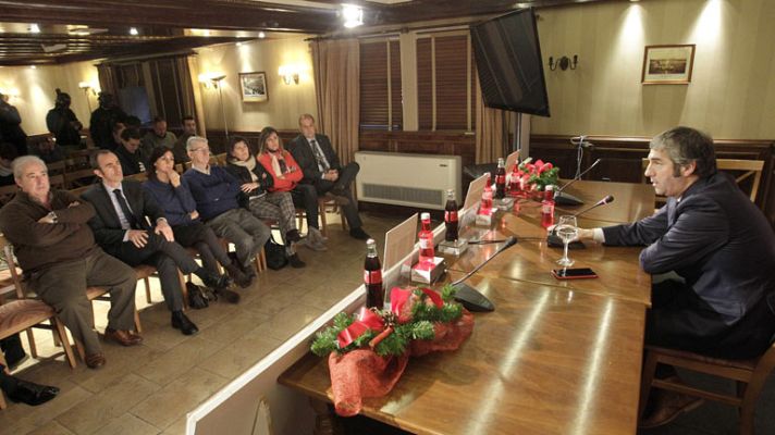 Telediario 1 - El presidente del Athletic anuncia elecciones para el 27 de marzo