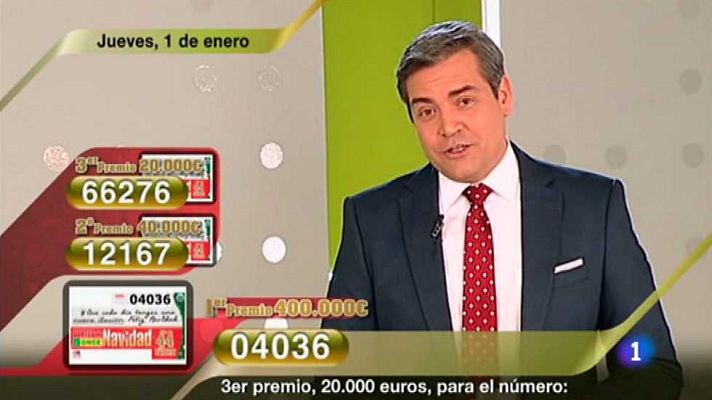 Sorteos ONCE - Sorteo ONCE - 01/01/15