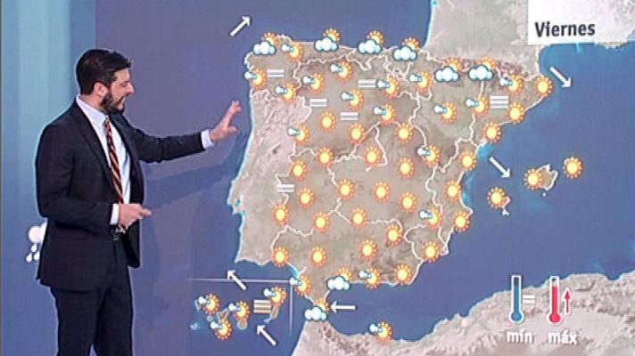 El tiempo - Subirán las temperaturas en la mitad este y helará en el interior