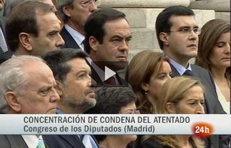 Minuto de silencio en el Congreso de los Diputados por el atentado de ETA