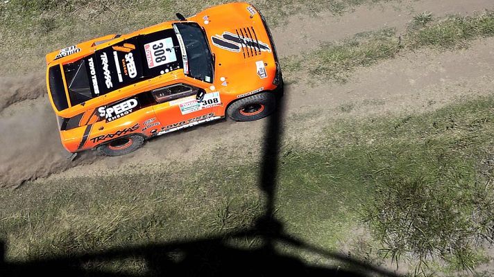 Telediario 1 - La navegación, clave para seguir en el Dakar